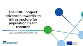 The PHIRI Project: Advancing Population Health Research Infrastructure