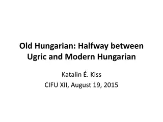 Linguistic Evolution of Hungarian: From Ugric to Modern Syntax