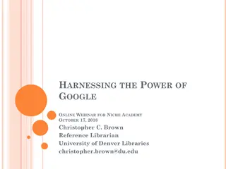 Unleashing the Potential of Google: Online Webinar Insights