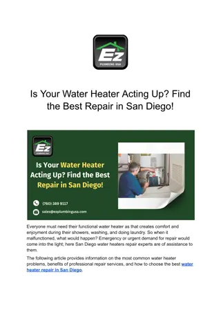 Reliable Water Heater Repair in San Diego | Expert Services