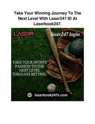 Take Your Winning Journey To The Next Level With Laser247 ID At Laserbook247