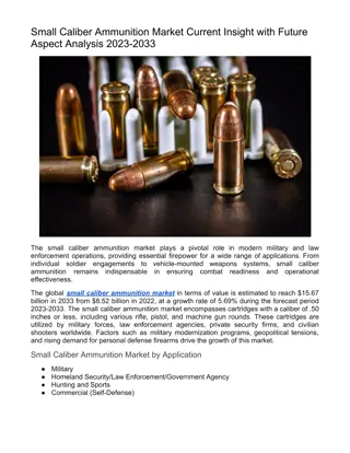 Small Caliber Ammunition Market