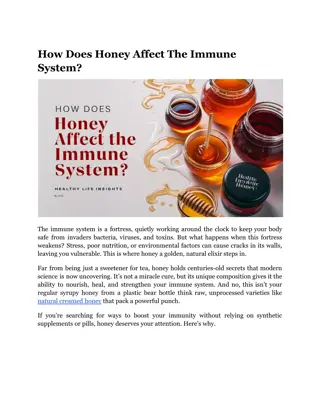 How Does Honey Affect The Immune System_