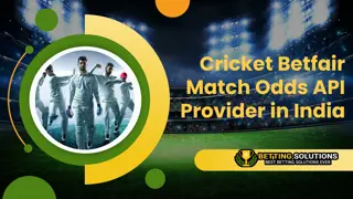 Accurate Cricket Betfair Match Odds API for Your Betting Platform