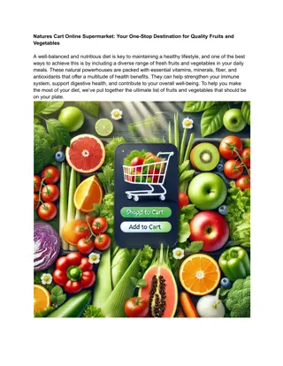 Natures Cart Online Supermarket_ Your One-Stop Destination for Quality Fruits and Vegetables