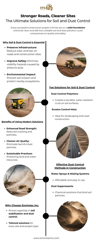 Stronger Roads, Cleaner Sites: The Ultimate Solutions for Soil and Dust Control