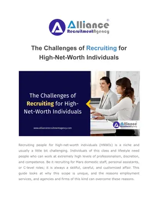 The Challenges of Recruiting for High-Net-Worth Individuals