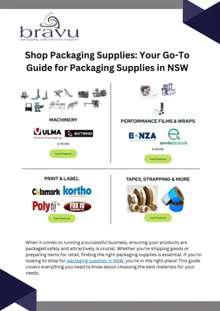 Shop Quality Packaging Supplies in NSW – Affordable & Reliable