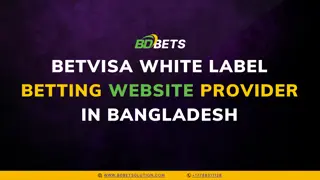 Betvisa White Label Betting Website Provider in Bangladesh