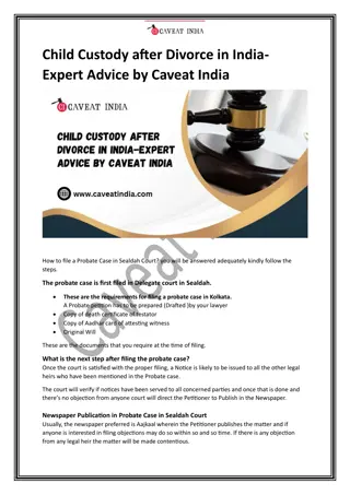 Child Custody after Divorce in India-Expert Advice by Caveat India