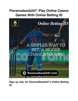 Florencebook247_ Play Online Casino Games With Online Betting ID