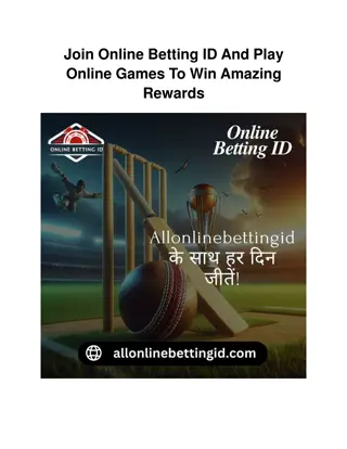 Join Online Betting ID And Play Online Games To Win Amazing Rewards