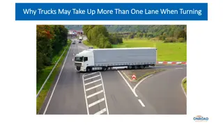 Why Trucks May Take Up More Than One Lane When Turning