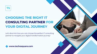 Choosing the Right IT Consulting Partner for Your Digital Journey