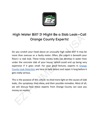 High Water Bill_ It Might Be a Slab Leak—Call Orange County Experts!