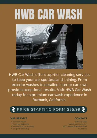 Car Wash in Burbank, California – Premium Service at HWB Car Wash