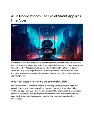 AI in Mobile Phones_ The Era of Smart App-less Interfaces