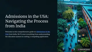 Admissions in the USA: Your Path to Academic Excellence