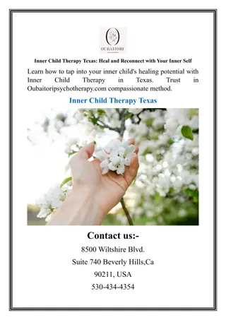 Inner Child Therapy Texas Heal and Reconnect with Your Inner Self