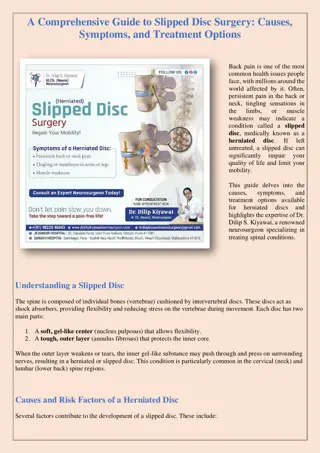 Slipped Disc Surgery in pune - Dr. Dilip Kiyawat