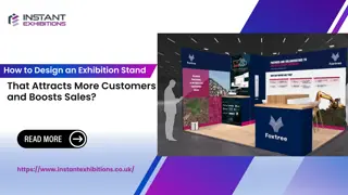 Boost Sales with Stunning Custom Exhibition Stands