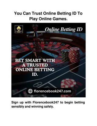 You Can Trust Online Betting ID To Play Online Games (1)