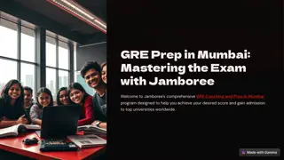 Top GRE Coaching and Prep in Mumbai: Your Path to Graduate Success