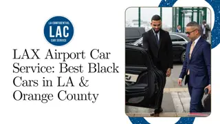 Best Black Car Service in Los Angeles and Orange County