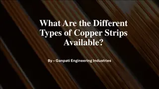 What Are the Different Types of Copper Strips Available?