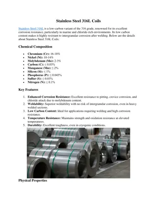 Stainless Steel 316L Coils Exporters in India