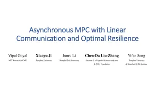 Overview of Asynchronous MPC with Linear Communication and Optimal Resilience