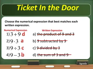 Math Expressions Exploration for Elementary Students