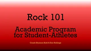 Rock 101 Academic Program for Student-Athletes Policies and Procedures