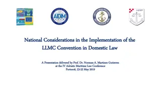 National Considerations in Implementing the LLMC Convention