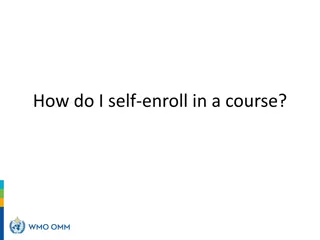 Self-Enrollment Process in Moodle Courses