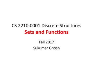 Sets and Functions in Discrete Structures