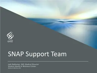 SNAP Support Team for Student Health & Wellness Center