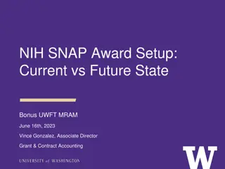 NIH SNAP Awards and Their Impact on Award Management