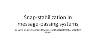 Snap Stabilization in Message Passing Systems