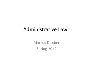 Legal Cases and Guidelines in Administrative Law