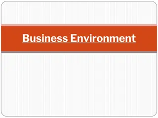 Business Environment and Its Features