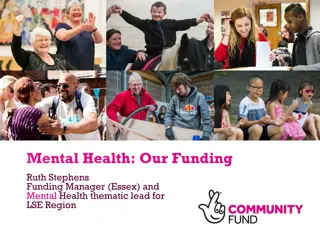 Enhancing Mental Health Funding: Insights and Examples from The National Lottery Community Fund