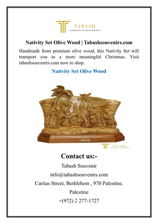 Nativity Set Olive Wood Tabashsouvenirs