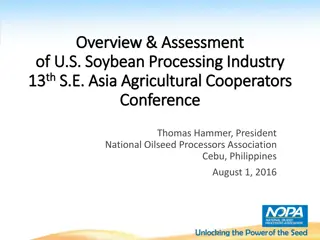 Analysis of U.S. Soybean Processing Industry and Critical Challenges