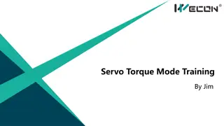 Servo Torque Mode Training by Jim