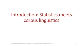 Role of Statistics in Corpus Linguistics