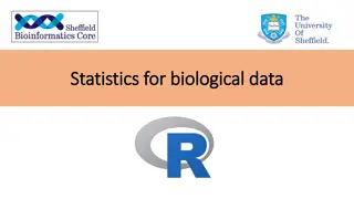 Statistics for Biological Data in Courses