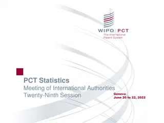 Statistics and Trends in PCT International Filings