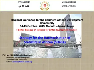 Strategy for Harmonisation of Statistics in African Development