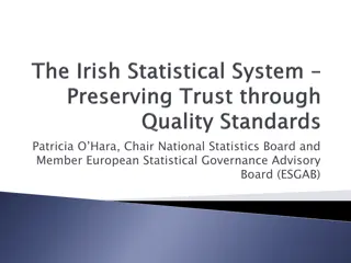 Patricia O'Hara - Chair National Statistics Board